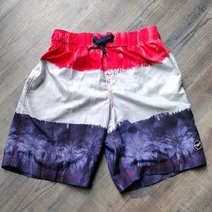 Speedo Red and Blue Quick-Dry Swim Shorts